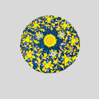 Handmade Table Mat Mandala Floral